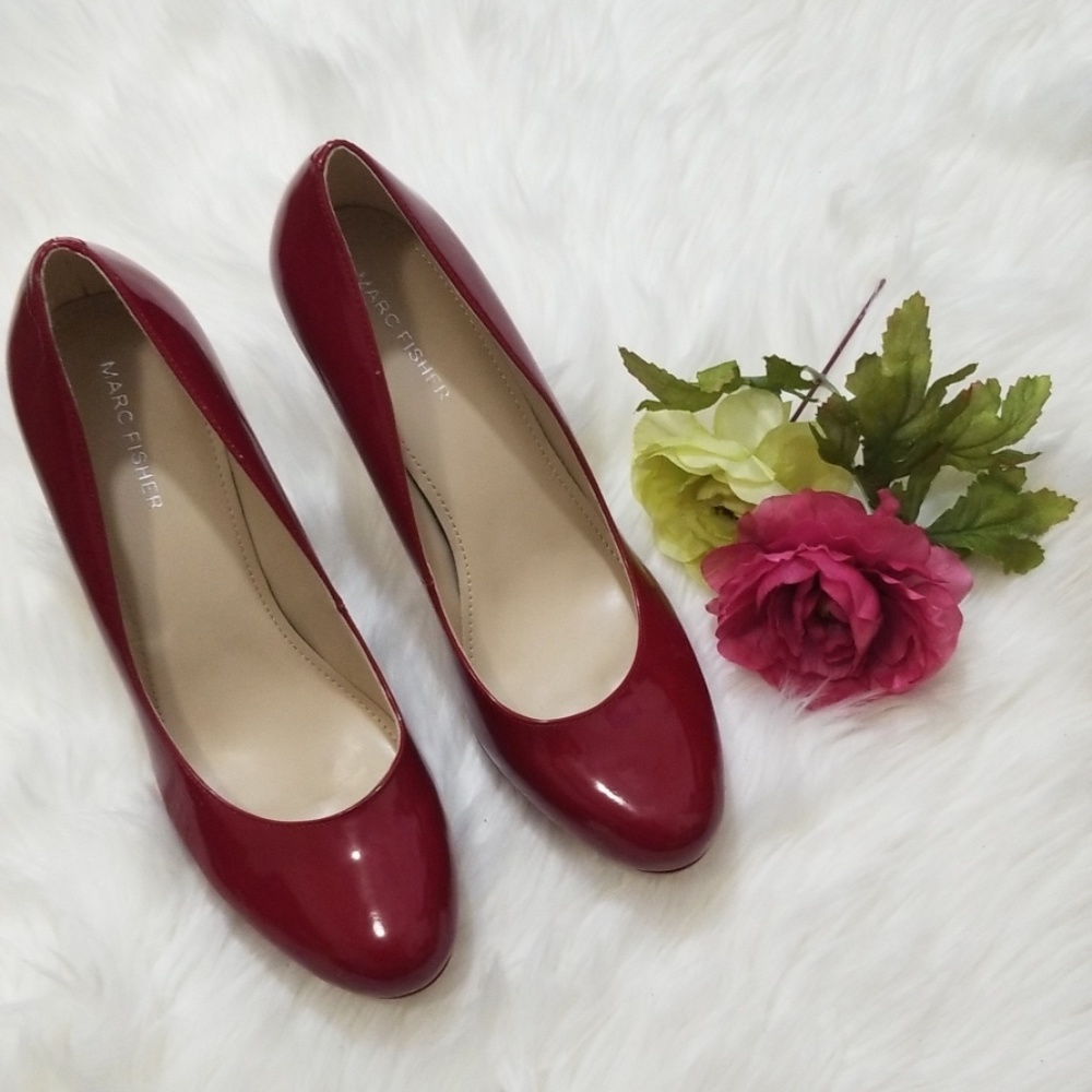 Marc Fisher Sydne Red Plattaform Pump.